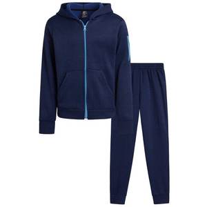<b>Women</b> Casual Solid 2-Piece Tracksuit Set Drawstring Hoodie <b>Jogger</b> Sweatpants Breathable 100% Cotton <b>Fleece</b> Winter Gym Use Plus - Product Image 1