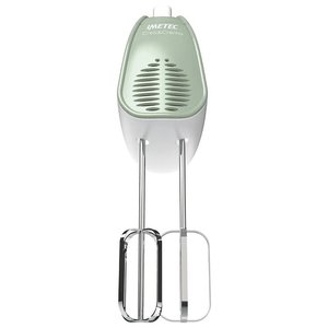 Batidora de Mano Crea&Crema 500W 5 Velocidades con Batidores y Ganchos para Amasar Blanco Verde - Product Image 2