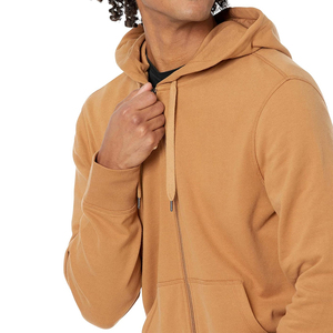 Streetwear DTG 400 GSM Boxy Designer Hoodie Logotipo personalizado Sudaderas con capucha de gran tamaño Unisex Zip Crop Distress Hoodie - Product Image 3