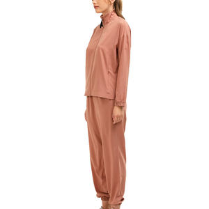 Conjunto de chándal personalizado de 2 piezas, chándales con logotipo, pantalones de chándal con diamantes de imitación y sudaderas con capucha, conjunto de chándal para mujer - Product Image 3