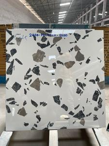 Los mejores azulejos de porcelana únicos de 600x600 MM, suelo de piedra Artificial, terrazo, cerámica, Interior, sala de estar, baño, cocina, suelo - Product Image 6