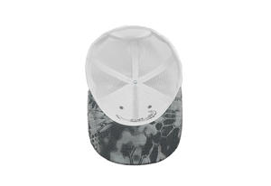 Chapeaux de camionneur camouflage 6 panneaux de haute qualité avec logo personnalisé OEM Casquette de camionneur camouflage à bord incurvé/maille blanche Casquette de sport Pêche en plein air - Product Image 6