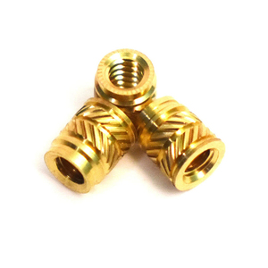 Inserto de latón en miniatura de precisión con diseño moleteado para un ajuste seguro y larga durabilidad a bajo precio - Product Image 4