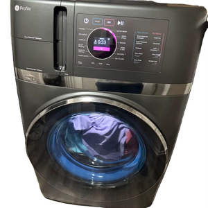 Nouvelle laveuse-sécheuse intelligente à chargement frontal de 28 pouces avec un volume de 4,8 pi3. Capacité, 12 cycles de lavage, 14 cycles de séchage G-E Profile - Product Image 2