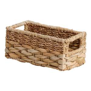 Handwoven Water Hyacinth Rectangle Storage <b>Basket</b> Handmade Storage <b>Basket</b> Wholesale eco-friendly Made by VgreenArt from Vietnam - Product Image 2