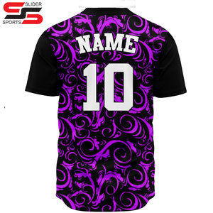 Maillot de baseball personnalisé de haute qualité, vêtements de sport en gros, prix bas, motif personnalisé, maillot de baseball pour hommes - Product Image 2