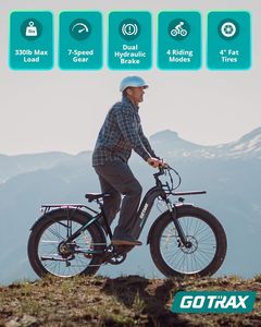 จักรยานไฟฟ้าพับได้20 "พร้อม40ไมล์ (Pedal-assist1) โดยแบตเตอรี่48V 20Mph พลังงานสูงสุด500W จักรยานไฟฟ้าสำหรับผู้ใหญ่ - Product Image 2