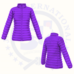 Chaqueta de Invierno Acolchada Transpirable para Mujer con Cierre de Cremallera, Forro de Seda, Tallas Grandes, Hecha a Medida, Piezas Desmontables, Precio al por Mayor - Product Image 5