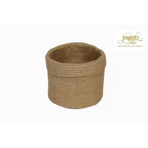 Nouvel Arrivage Panier Tressé en Corde de Coton Forme Ovale avec Détails en Cuir et Bois pour Rangement, Emballage, Vêtements, Articles de Mode, Design Couleur, Plantes, Écologique, Vente en Gros - Product Image 4