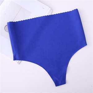 Custom Factory Direct Sales High Waist Nylon <b>Seamless</b> <b>Thong</b> Wire Free Nude <b>Seamless</b> <b>Thongs</b> Tummy Control Panties - Product Image 5