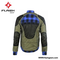 Vestes de protection en flanelle blindée de niveau 2 CE sur mesure pour adultes, chemise de course sur route pour moto par le fabricant