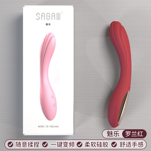 Vibrateur en silicone multi-fréquences pour femmes, masseur à tête unique, jouet de plaisir pour adultes - Product Image 5
