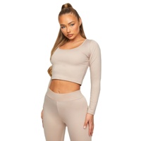 Camiseta sin mangas personalizada de talla grande, elástica, ajustada, informal, tipo camisola, de media manga, para fitness, entrenamiento, deporte, gimnasio, yoga, sexy, para mujer, top corto.
