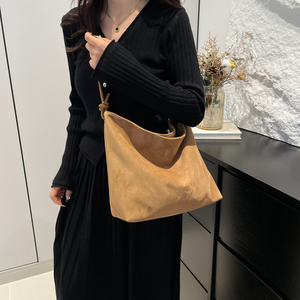 Miss Lulu luxe imperméable daim cuir femmes sac à main minimaliste Chic seau mode bandoulière Vintage dame printemps/été - Product Image 1