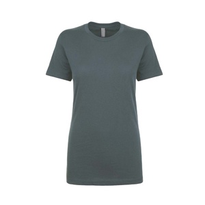 Camisetas de Mujer de Algodón, Manga Corta, Casuales, Ligeras para Verano, 180g, Marca Privada, Etiqueta en el Cuello, Next Level, Camisetas Lisas para Mujer - Product Image 1