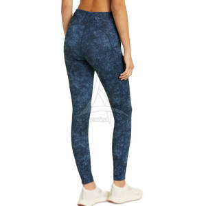 Leggings de sport pour femmes en gros, taille haute, taille élastique, uni, confortable, sans couture, respirant, léger, personnalisable - Product Image 4
