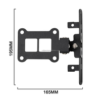 Support de plaque d'immatriculation pliable en fer JFGRACING pour Surron Ultra Bee, support court pour moto, accessoires de modification et de mise à niveau