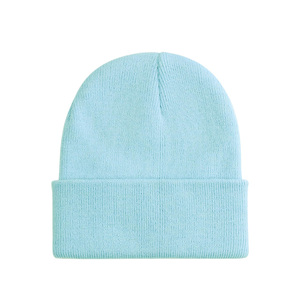 Custom Embroidery Logo Knitted Hat <b>Beanies</b> for Adult <b>Women</b> Personalized Design Rhinestone for Casual Sports Wear Winter - Product Image 1
