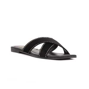 Pantoufles de sport décontractées noires CL1694 - Product Image 2