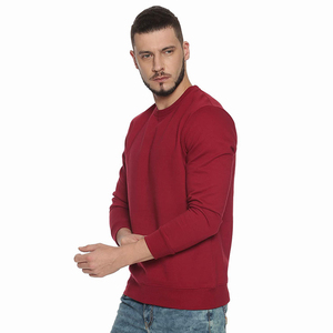 Sudaderas Ecológicas de Algodón/Felpa para Hombre, 180g, Color Rojo, Alta Calidad, Hechas a Medida, las Mejores Sudaderas Hechas en Pakistán - Product Image 3