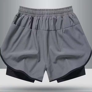 กางเกงกีฬาขาสั้นแห้งเร็วสำหรับผู้ชายไซส์ใหญ่ ซับเหงื่อ 2 in 1 สำหรับเล่นบาสเก็ตบอล รุ่นซัมเมอร์ 2026 - Product Image 4
