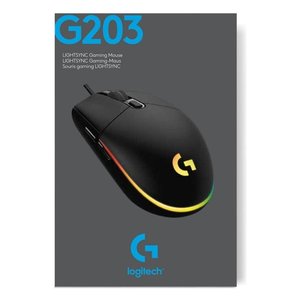 Gaming <b>Mouse</b> G Series G203 Lightsync Wired 6 Buttons Black USB Type A - Product Image 2