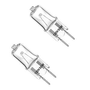 Paquete de 2 bombillas halógenas para microondas XPARTCO WB02X35488, fuente de luz eléctrica de vidrio - Product Image 1