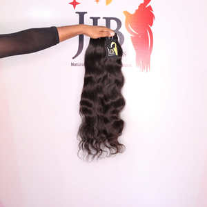 Cabello humano de templo indio sin procesar de alta calidad, virgen puro indio joven cutícula virgen Paquetes de cabello crudo vendedores - Product Image 2