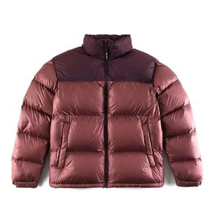 Vestes d'hiver décontractées pour hommes Canard blanc brillant Manteaux de haute qualité coupe-vent chauds en toile à capuche avec col montant pour l'extérieur - Product Image 1