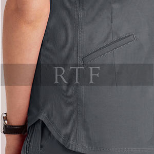 Ensemble d'uniformes médicaux unisexes XL pour infirmières, coupe ajustée, grandes tailles, imprimé, style tendance, pour hôpitaux, 100% coton, de fournisseur birman, marque privée - Product Image 2