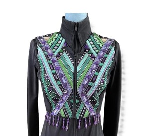 Premium Elegant Stylish Equestrian Jacket with Zipper Closure Breathable ODM Supply for Western Horse Riding <b>Blouse</b> - Product Image 1