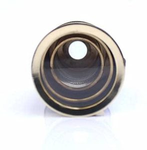 Telescopio de latón macizo de 6 pulgadas con temática náutica, latón dorado y cuero negro pulido, decoración del hogar y vajilla, artículo de regalo - Product Image 3