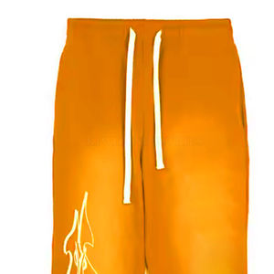Pantalones de hombre lavados último diseño lavado ácido acampanados pantalones de sudor hechos en Pakistán al por mayor personalizado lavado ácido acampanado pantalones de sudor OEM - Product Image 5