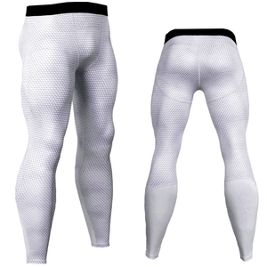 Ropa deportiva personalizada MMA de poliéster Spandex, mallas de compresión planas de 4 agujas para hombre, mallas largas, pantalones Anti-UV de secado rápido - Product Image 5