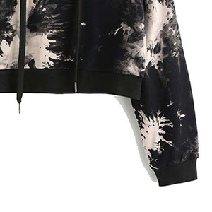 เสื้อฮู้ดครอปสั้นสำหรับผู้หญิง ขายดี ผ้าฝ้าย 100% มีซับใน สวมใส่สบาย แห้งเร็ว มีโลโก้ด้านหน้า เหมาะสำหรับฤดูหนาว - Product Image 5