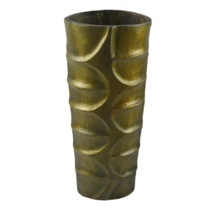 Vase de centre de table de mariage de style nouveau, en métal doré antique, décoratif, haut, créatif, fait à la main, pour la décoration de sol nordique - Product Image 2