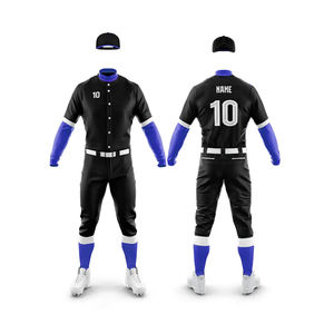 Vêtements de sport grande taille pour hommes de qualité supérieure Meilleure vente Uniforme de baseball et de softball respirant avec logo personnalisé pour adultes Sports - Product Image 1