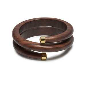 Bracelet manchette en bois en gros Bracelet Bracelet jonc naturel pour les femmes pour échantillon gratuit Spectra Design pièce - Product Image 4