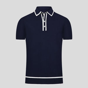 Uniforme personnalisé de haute qualité, polo de golf pour homme en coton/polyester avec logo brodé - Product Image 1