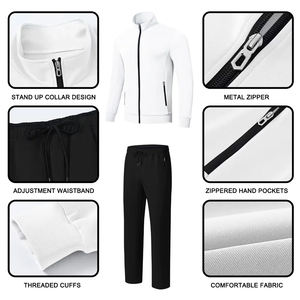 Conjunto Deportivo de Secado Rápido para Hombre, Ropa Deportiva de Algodón y Poliéster con Estampado Deportivo, Chándal de Fabricantes de Ropa - Product Image 3