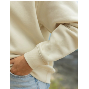 Vente en gros de survêtement femme sur mesure couleur 100% coton surdimensionné épaule tombante baggy sans cordon survêtement femme - Product Image 6