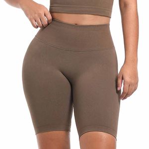 High-<b>Waisted</b> Nylon Yogas <b>Shorts</b> Breathable Super Soft Performance Activewear Biker <b>Shorts</b> for <b>Plus</b> <b>Size</b> Women - Product Image 1