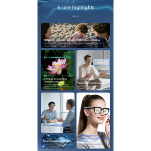 Lunettes Intelligentes Anti-Lumière Bleue et Anti-UV V03 T5 avec Caméra 800W, Enregistrement Vidéo 1200P, Traduction IA, Audio Open Ear BT 5.3, IPX5 - Product Image 5