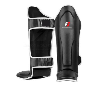 Protège-tibias de boxe de haute qualité, protection des pieds, protège-tibias en cuir 2026 - Product Image 2