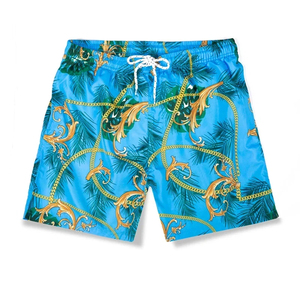 Pantalones cortos de playa personalizados Pantalones cortos de traje de baño para hombre Logotipo personalizado Bordado e impreso Pantalones cortos de playa al por mayor - Product Image 2