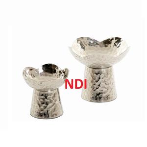 Soporte de exhibición de pastel niquelado de calidad superior para suministros de hoteles y restaurantes decoración de fiesta de boda soporte de pastel de Metal - Product Image 1