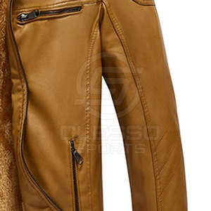 Modern Leather Outerwear <b>for</b> <b>Men</b> with Comfortable Structure Durable Finish Fine Craftsmanship and <b>Smart</b> Casual Daily Style - Product Image 5