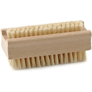 Wooden Hand Wash <b>Brush</b> Double-Sided with Natural Fiber - Product Image 1