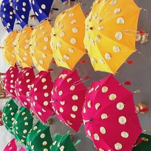 Payung meja Mini dekorasi rumah berkualitas tinggi yang beragam untuk dekorasi pernikahan dan Festival