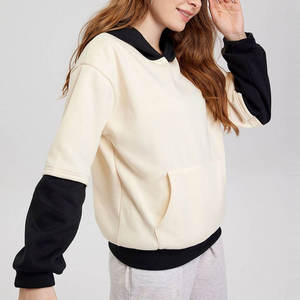 Sweat à capuche ample en molleton à la mode automne-hiver pour femmes à vendre - Product Image 2